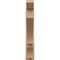 Ekena Millwork 6-in W x 32-in D x 36-in H Balboa Slat Rough Cedar Woodgrain TimberThane Outlooker, Primed Tan OUTUR060X32X36BOA24RCPR - alternate 5